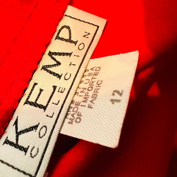 NEW! Kemp Collection Formal Trouser Pants Red - 12 - Picture 6 of 6